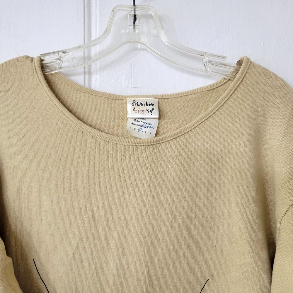 Primitive Twig Art To Wear  "Open Your Arms" Long-Sleeve Dress S/M - Picture 8 of 9